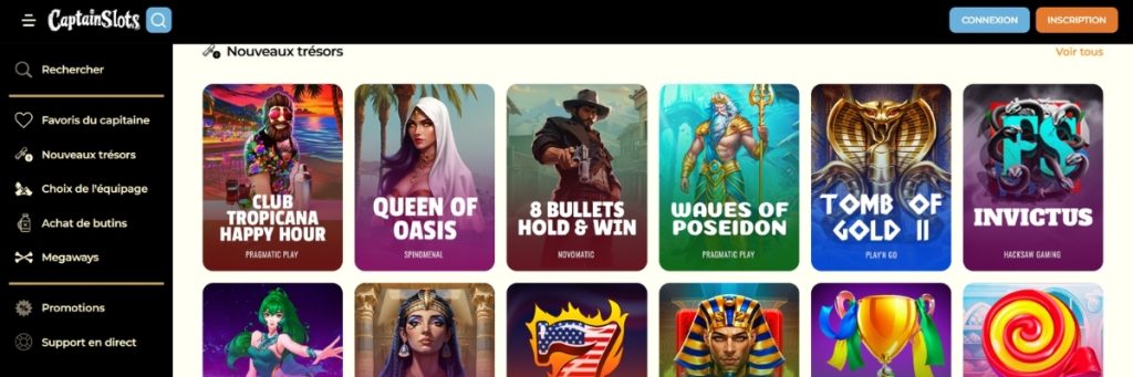 Captain Slots Jeux